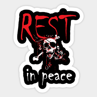 Rest In a Peach T-Shirt Sticker